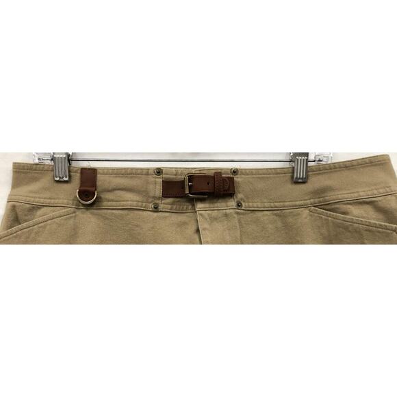 Lauren Ralph Lauren Khaki Skirt w/ Belt - Size 14 Preppy Classic - Picture 4 of 4